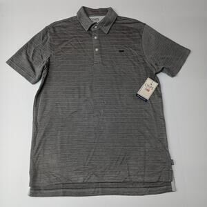 Chaps Milton Polo Shirt Men's M Medium Gray Seacoast Wash Super Soft
